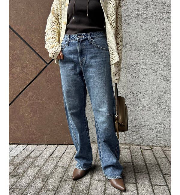 SLOBE IENA「Levi&rsquo;s/リーバイス SLOBE別注 BAGGY DAD BARREL デニムパンツ」|デニム|