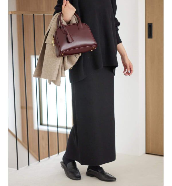 SLOBE IENA「《セットアップ対応可/追加》ウォッシャブルスムースニットスカート」|スカート|