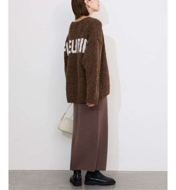 SLOBE IENA「《セットアップ対応可/追加》ウォッシャブルスムースニットスカート」|スカート|