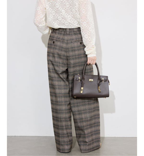 SLOBE IENA「ナロータックチェックトラウザー」|その他|