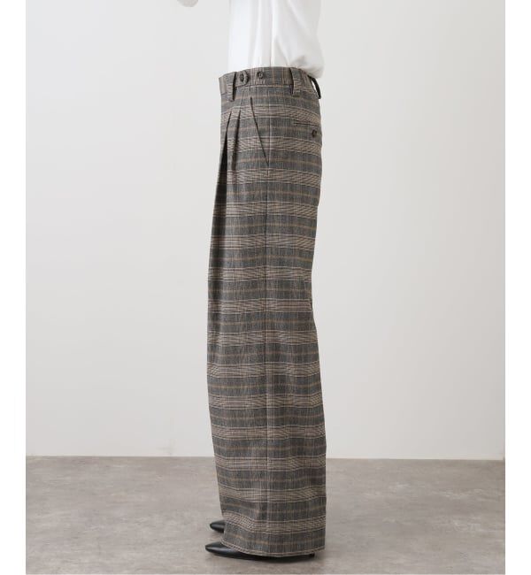 SLOBE IENA「ナロータックチェックトラウザー」|その他|