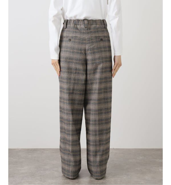 SLOBE IENA「ナロータックチェックトラウザー」|その他|