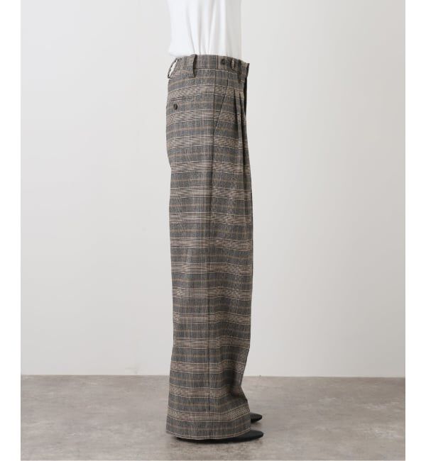 SLOBE IENA「ナロータックチェックトラウザー」|その他|