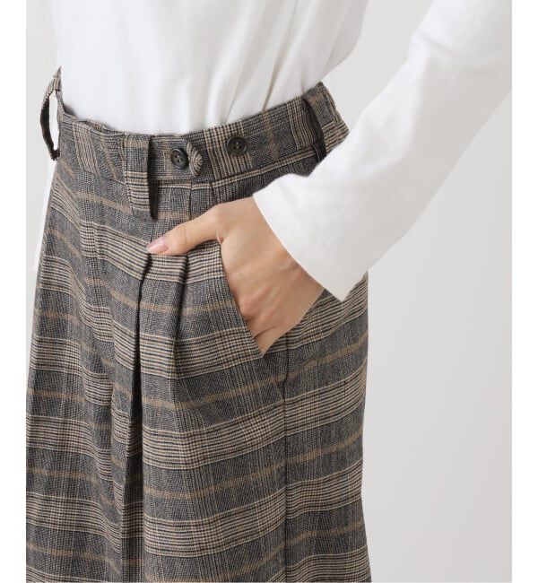 SLOBE IENA「ナロータックチェックトラウザー」|その他|