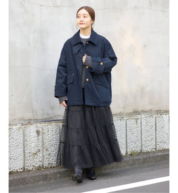 IENA「チュールティアードスカート」|スカート|