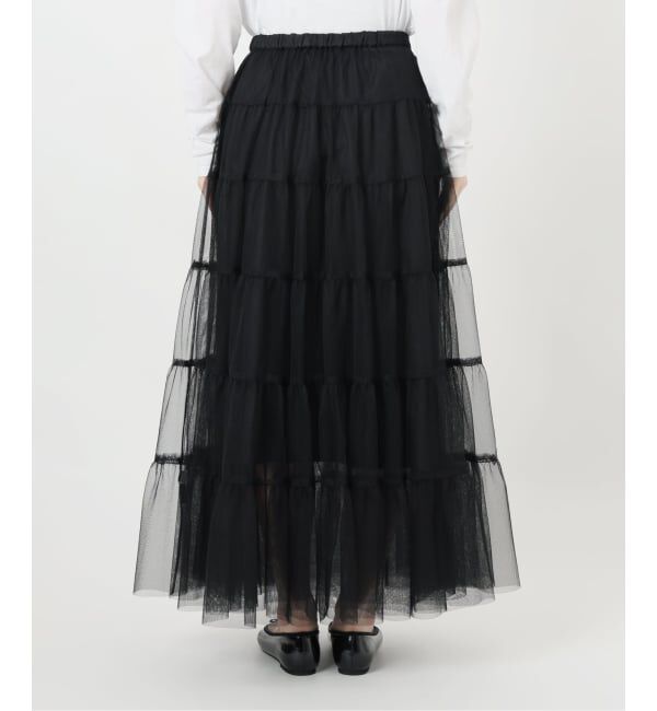IENA「チュールティアードスカート」|スカート|