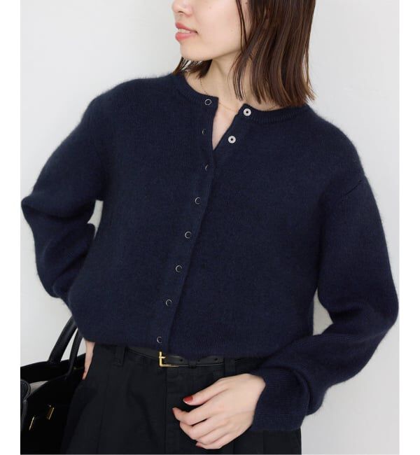 SLOBE IENA「《追加》ウォッシャブルファーリーダブルフェイスカーディガン」|カーディガン|