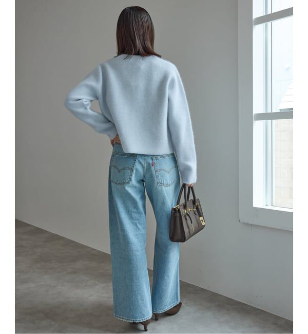 SLOBE IENA「《追加》ウォッシャブルファーリーダブルフェイスカーディガン」|カーディガン|