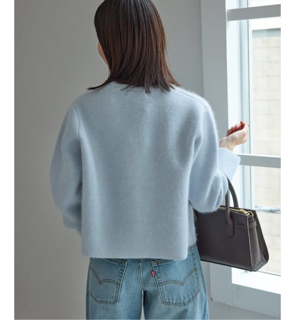 SLOBE IENA「《追加》ウォッシャブルファーリーダブルフェイスカーディガン」|カーディガン|