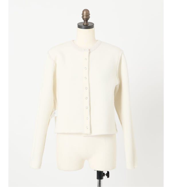 SLOBE IENA「《追加》ウォッシャブルファーリーダブルフェイスカーディガン」|カーディガン|
