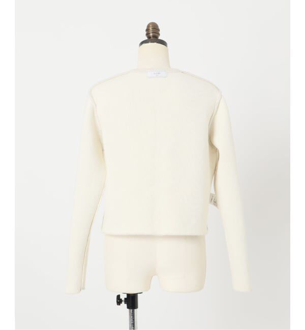 SLOBE IENA「《追加》ウォッシャブルファーリーダブルフェイスカーディガン」|カーディガン|