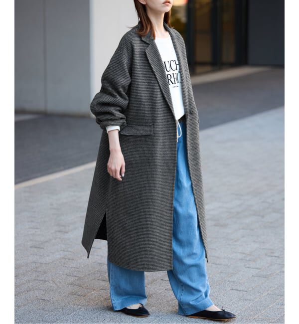 SLOBE IENA「《追加2》souple woolダブルフェイスチェスターコート」|チェスターコート|