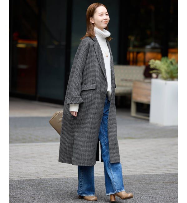 SLOBE IENA「《追加2》souple woolダブルフェイスチェスターコート」|チェスターコート|