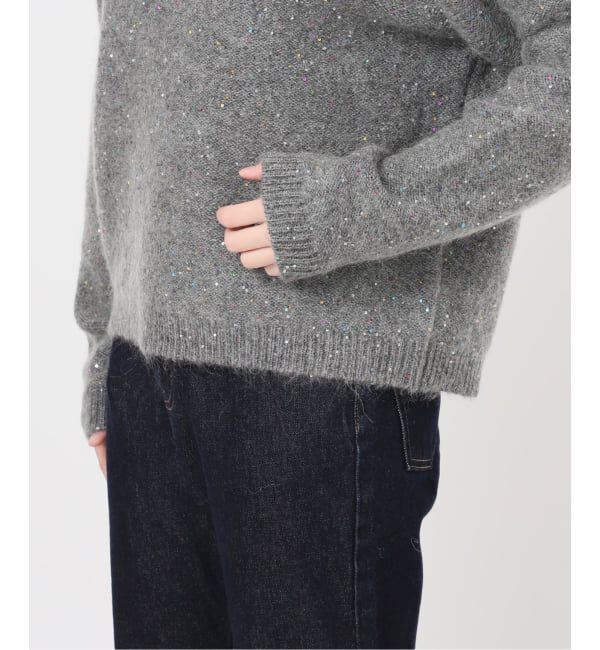 SLOBE IENA「《WEB限定/追加2》スパンコールニット」|ニット・セーター|