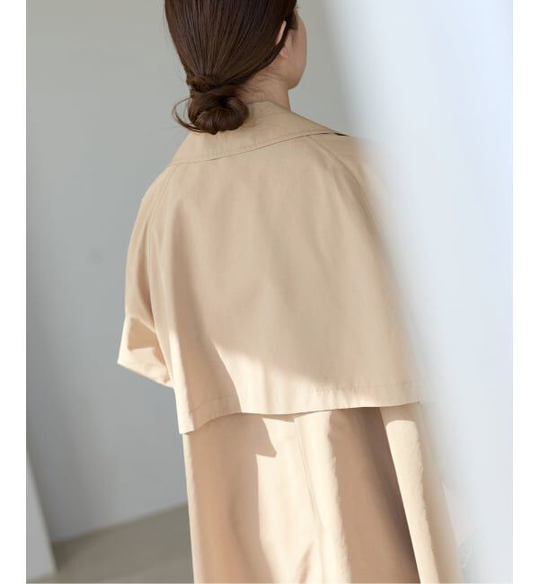 IENA「《WEB限定/追加4予約》ポプリンオーバーショートコート」|その他|