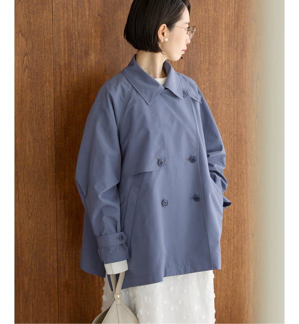 IENA「《WEB限定/追加4予約》ポプリンオーバーショートコート」|その他|