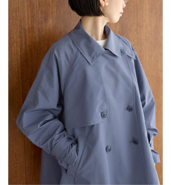 IENA「《WEB限定/追加4予約》ポプリンオーバーショートコート」|その他|