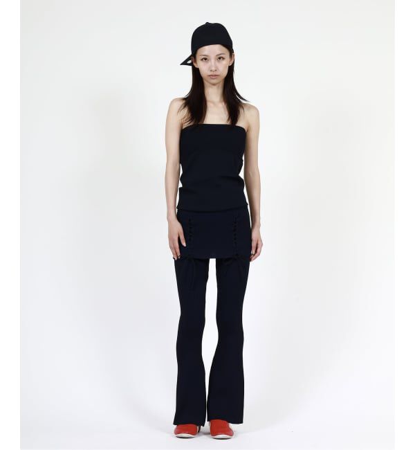 Oriens JOURNAL STANDARD「レースアップニットフレアパンツ」|その他|