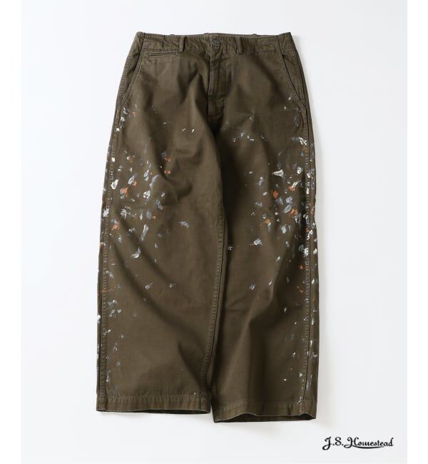 J.S.Homestead「J.S.Homestead / スプラッシュ ビッグ チノ パンツ」|チノ|