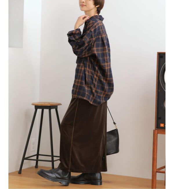 JOURNAL STANDARD relume「ベロアコードライントラックスカート」|スカート|