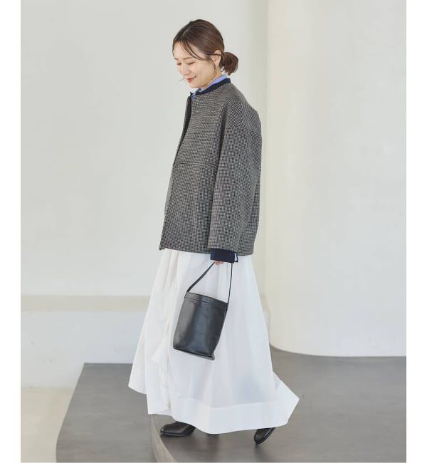 JOURNAL STANDARD「《追加》スーパー140ビーバーノーカラーショートコート」|ノーカラーコート|