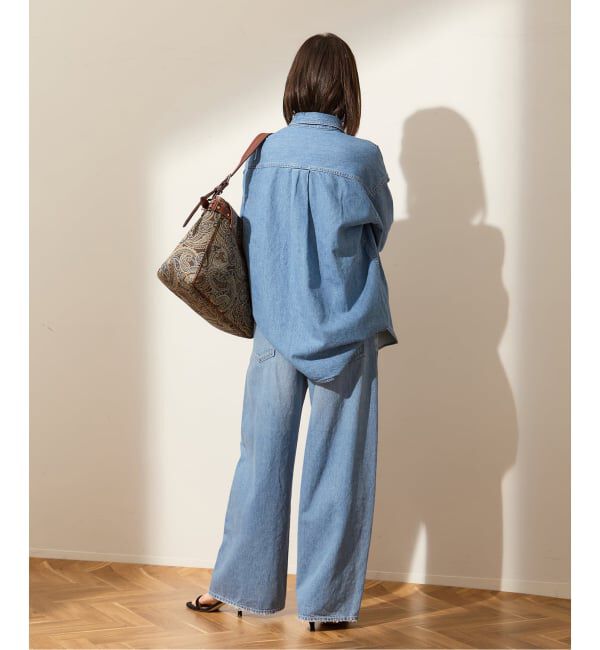 journal standard L'essage「ウォッシュドデニムシャツ」|シャツ・ブラウス|