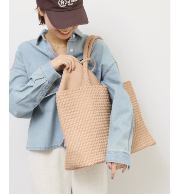 JOURNAL STANDARD relume「《予約》［26SS新作］【MODA LUXE/モーダリュクス】イントレチャートビッグトート」|トートバッグ|ベージュ