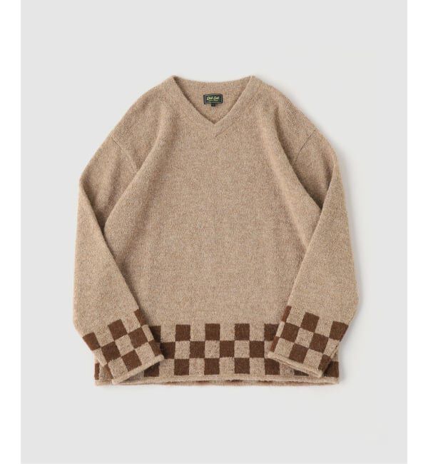 JOURNAL STANDARD relume「DEL SOL / デルソル 別注 PERU ALPACA Vneck KNIT」|ニット・セーター|ベージュ