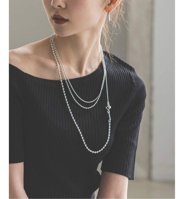 NOBLE「《追加4》in mood/インムード MULTIBALL CHAIN-necklace」|ネックレス|