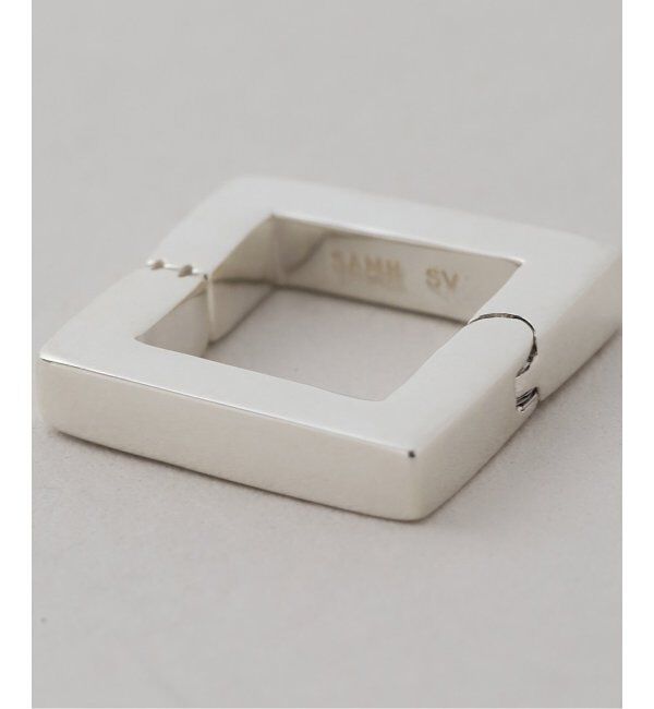 Spick and Span「【SAMH by LILAS】カフイヤリングスクエア SV（片耳）」|イヤーカフ|