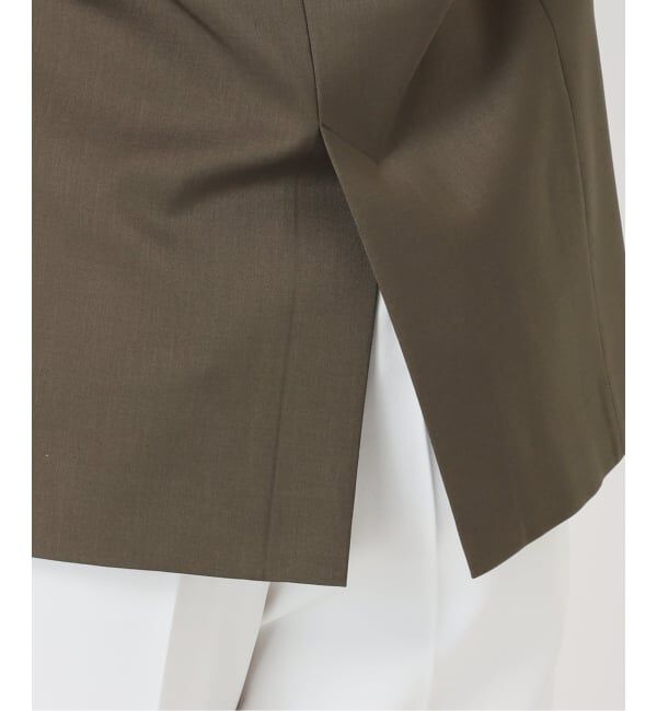 NOBLE「エステルツイルピークドラペルジャケット」|テーラードジャケット|