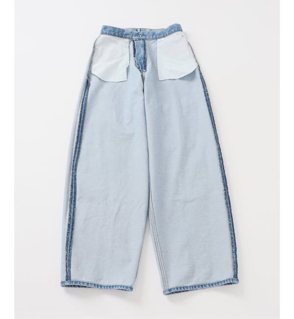 NOBLE「SERGE/サージ REMAKE BACK DARTS PANTS」|デニム|