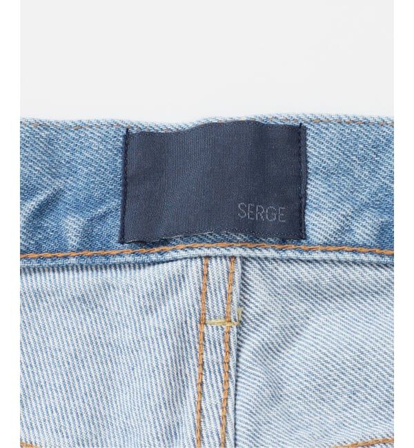 NOBLE「SERGE/サージ REMAKE BACK DARTS PANTS」|デニム|