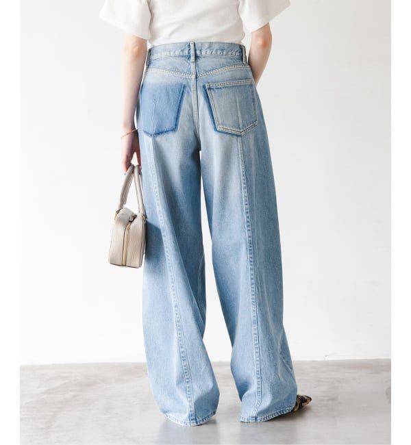 NOBLE「SERGE/サージ REMAKE BACK DARTS PANTS」|デニム|