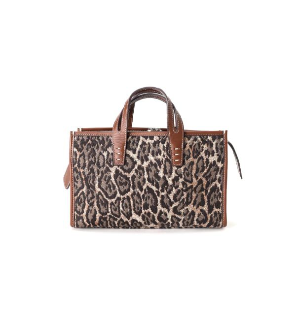 Spick and Span「《一部店舗+WEB限定》A VACATION/ア ヴァケーション SABRINA BROWN LEO」|トートバッグ|