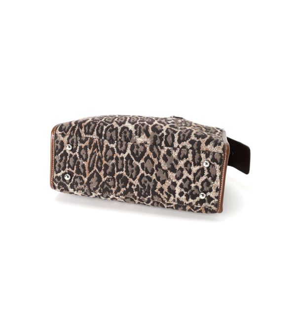 Spick and Span「《一部店舗+WEB限定》A VACATION/ア ヴァケーション SABRINA BROWN LEO」|トートバッグ|