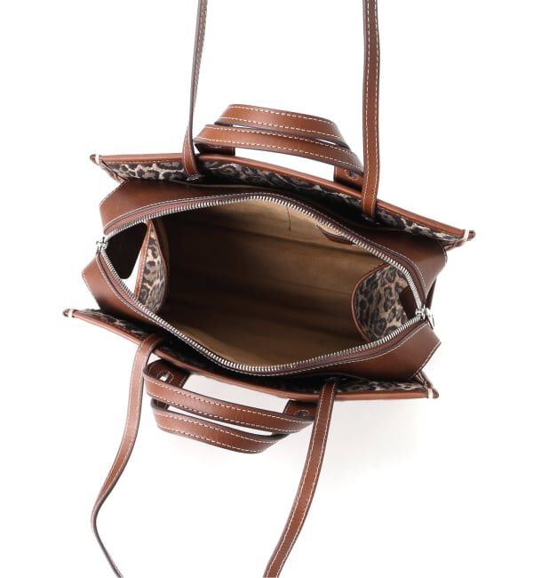 Spick and Span「《一部店舗+WEB限定》A VACATION/ア ヴァケーション SABRINA BROWN LEO」|トートバッグ|