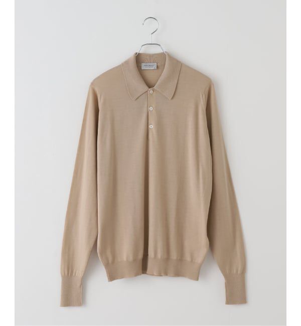 FRAMeWORK「JOHN SMEDLEY/ジョンスメドレー DORSET POLO」|ニット・セーター|ベージュ