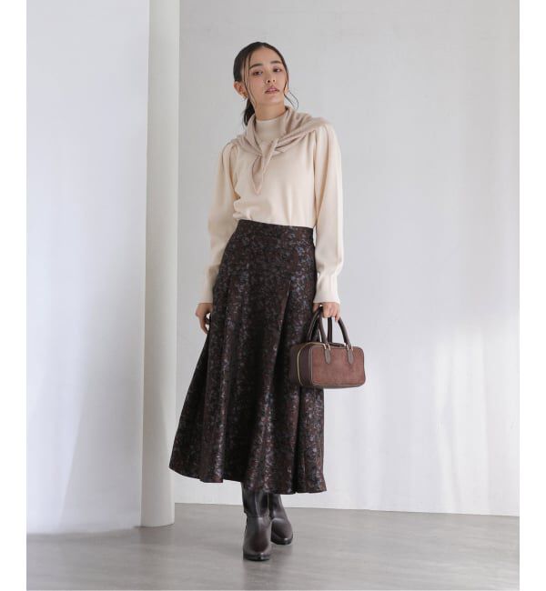  「【洗える】ウォッシャブルギャザースリーブプルオーバー」|ニット・セーター|