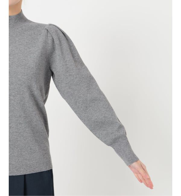  「【洗える】ウォッシャブルギャザースリーブプルオーバー」|ニット・セーター|