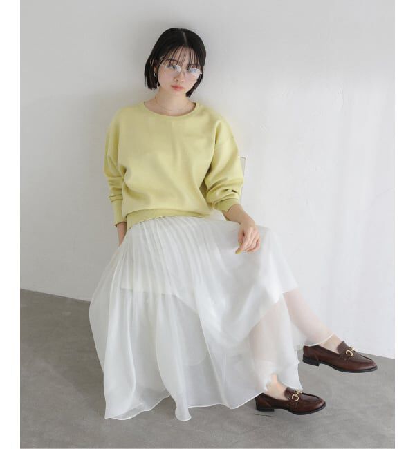  「《追加3》【洗える】接結クルーネックプルオーバー」|ニット・セーター|