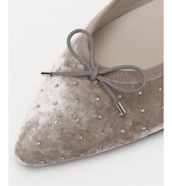  「《追加》ポインテッドグリッタードットバレエ」|バレエシューズ|