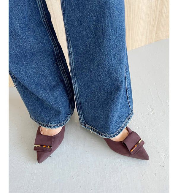  「5cmポインテッドマーブルバーパンプス」|パンプス|