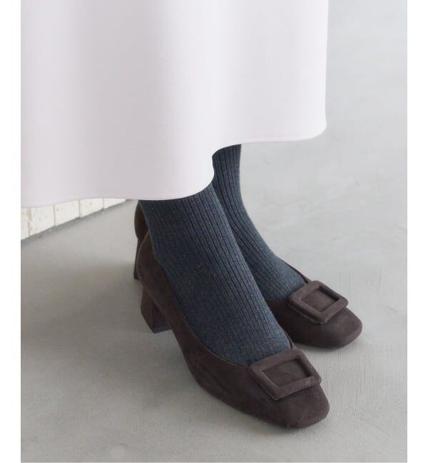  「4.5cmスクエアバックルパンプス」|パンプス|