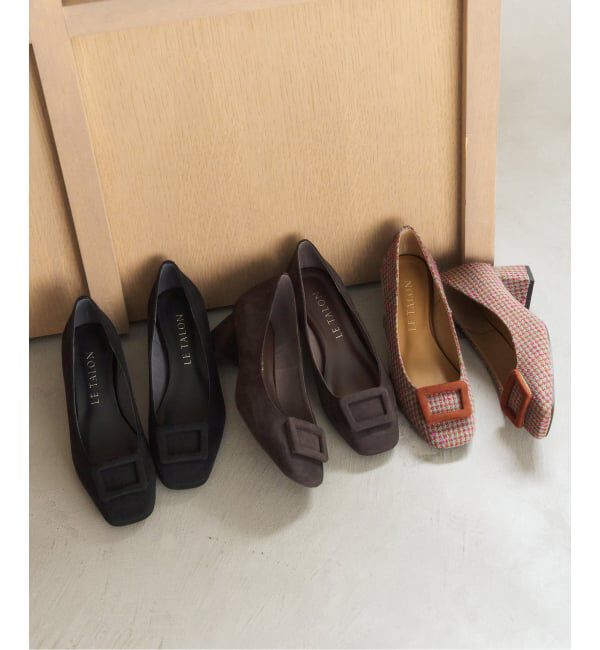  「4.5cmスクエアバックルパンプス」|パンプス|