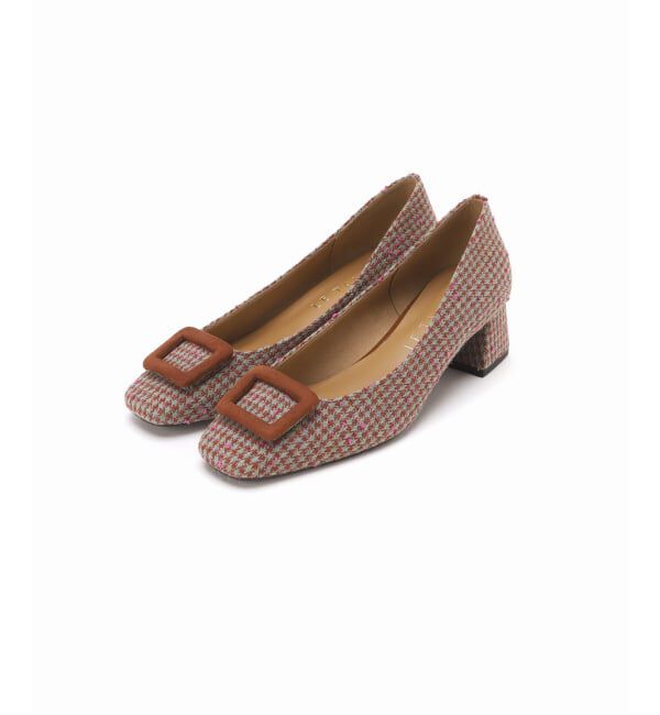  「4.5cmスクエアバックルパンプス」|パンプス|