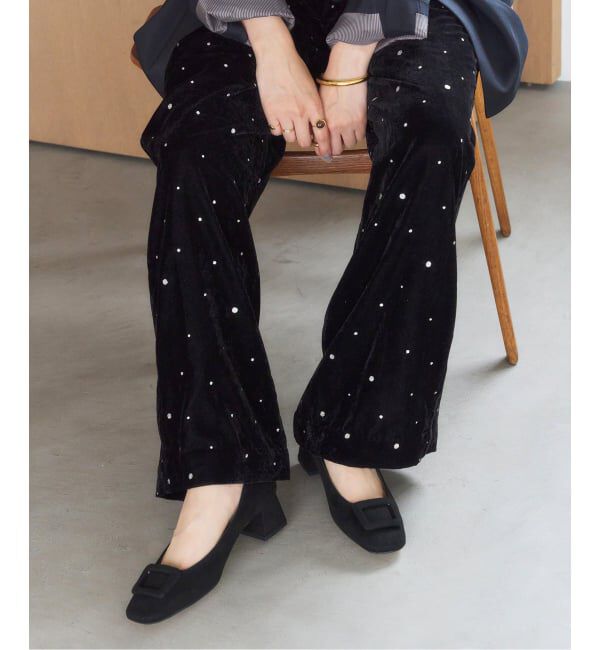  「4.5cmスクエアバックルパンプス」|パンプス|