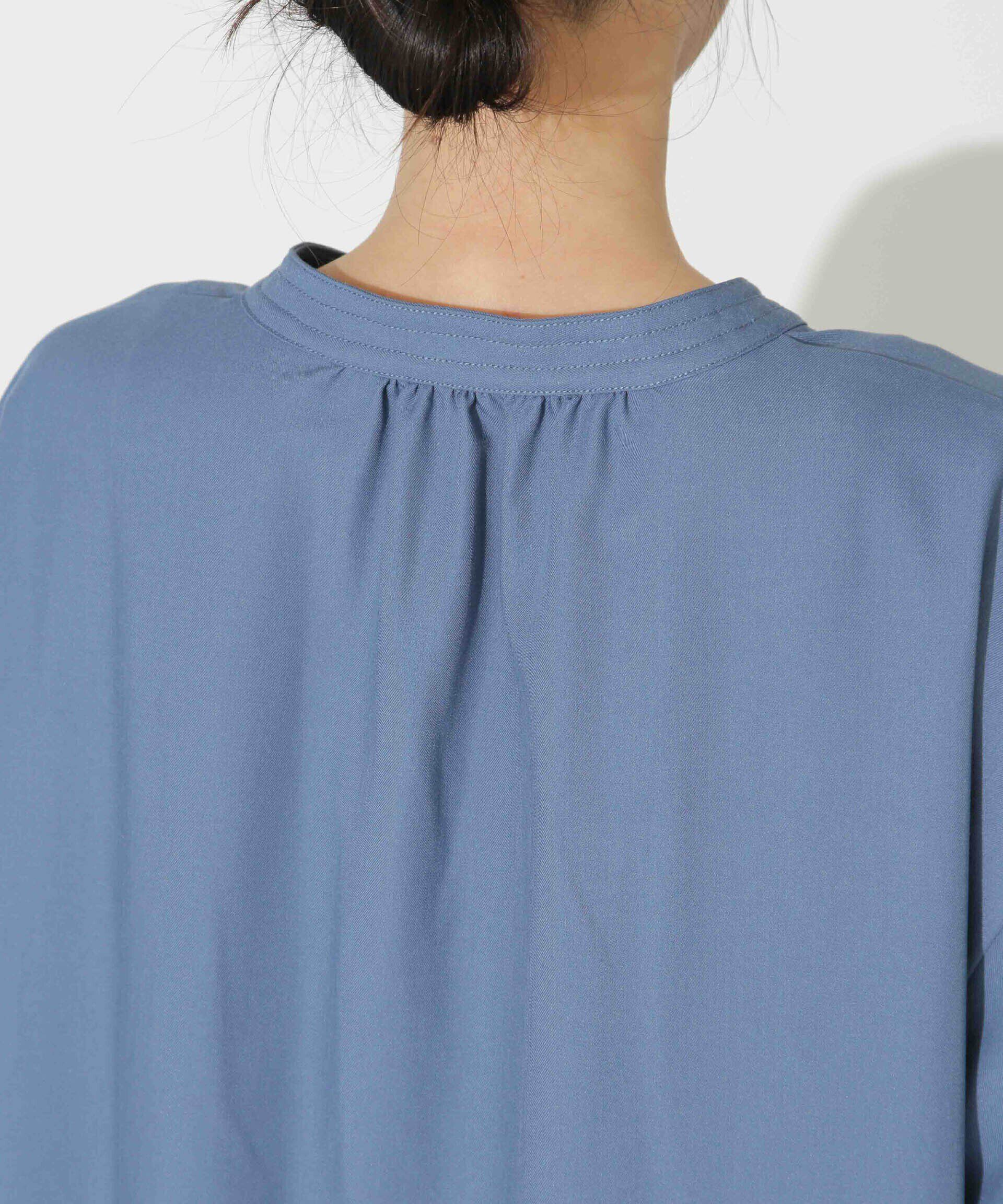 nano･universe「ハイカウントツイルバンドカラースキッパーワンピース」|ワンピース|