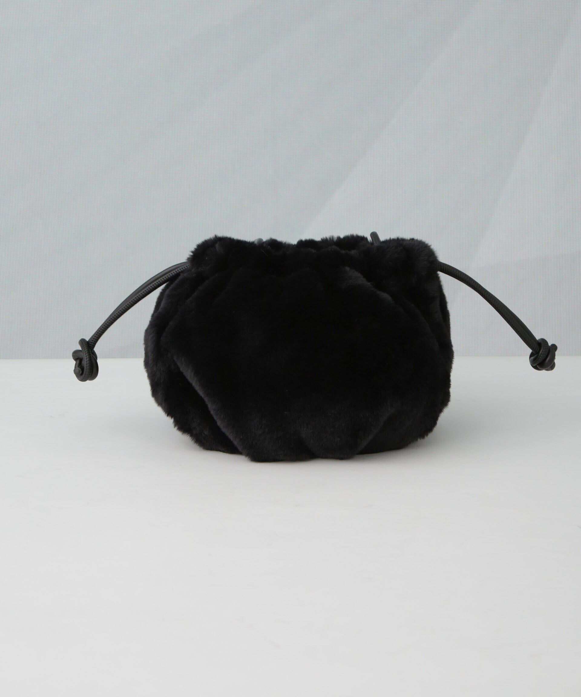 NANO universe「フェイクファー巾着バッグ」|ショルダー・メッセンジャー|