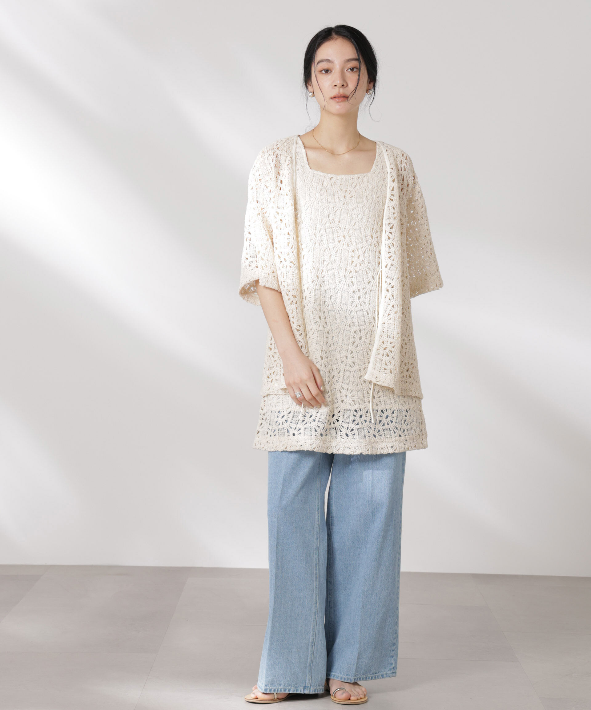 nano･universe「コットンコードレースジャケット（セットアップ可）」|テーラードジャケット|